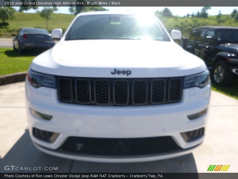 Bright White / Black 2018 Jeep Grand Cherokee High Altitude 4x4