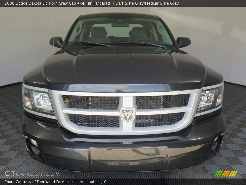Brilliant Black / Dark Slate Gray/Medium Slate Gray 2008 Dodge Dakota Big Horn Crew Cab 4x4