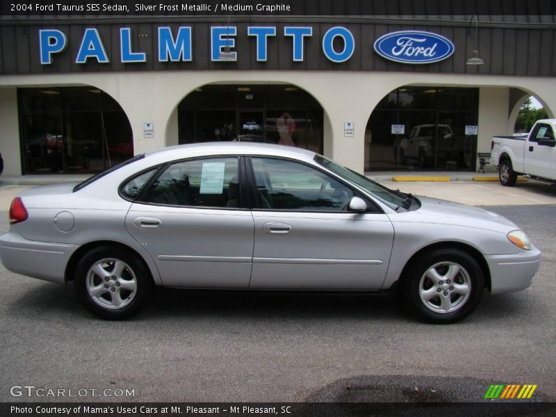 Silver Frost Metallic / Medium Graphite 2004 Ford Taurus SES Sedan