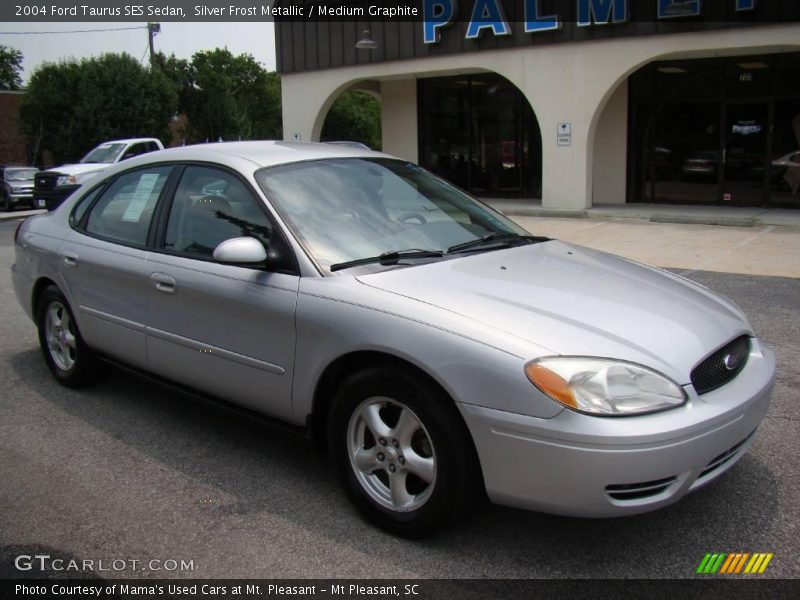 Silver Frost Metallic / Medium Graphite 2004 Ford Taurus SES Sedan