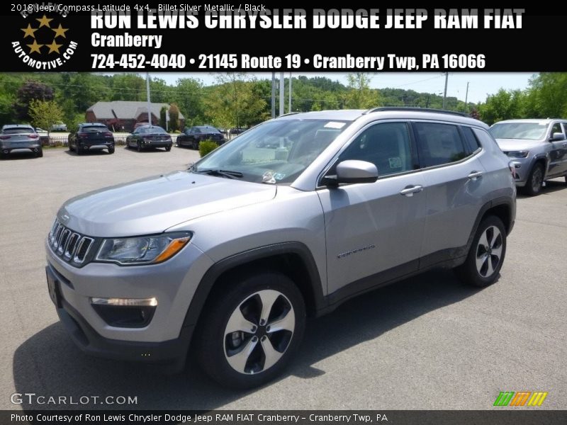 Billet Silver Metallic / Black 2018 Jeep Compass Latitude 4x4