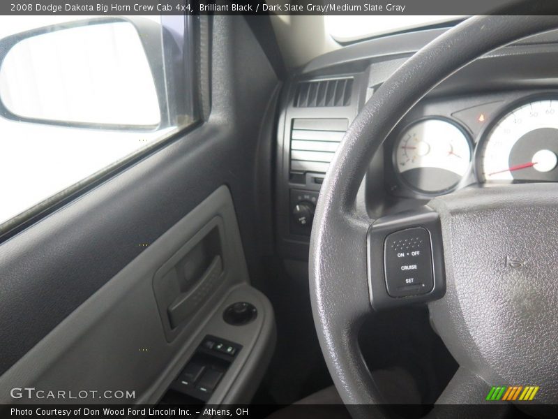 Brilliant Black / Dark Slate Gray/Medium Slate Gray 2008 Dodge Dakota Big Horn Crew Cab 4x4