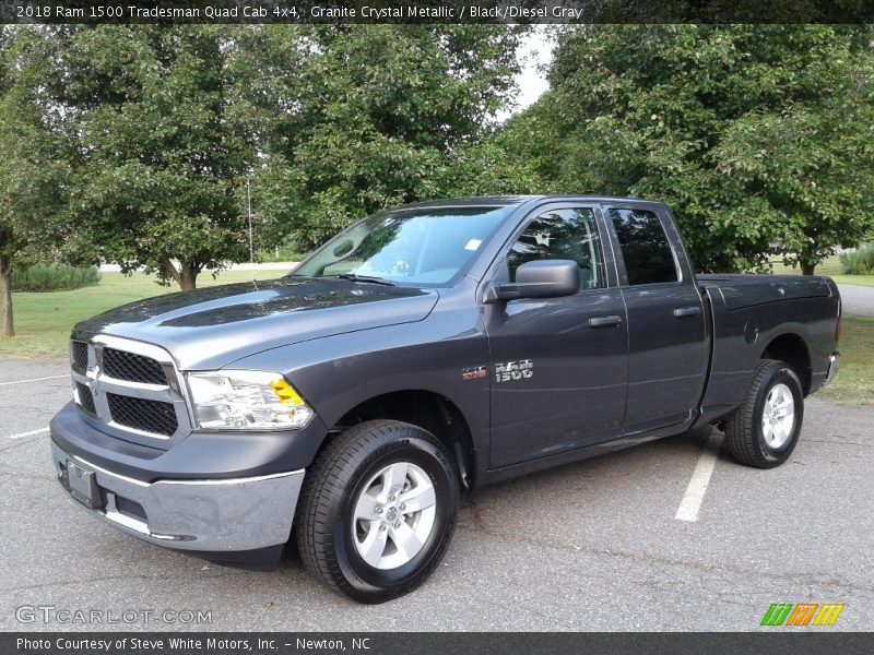 Granite Crystal Metallic / Black/Diesel Gray 2018 Ram 1500 Tradesman Quad Cab 4x4
