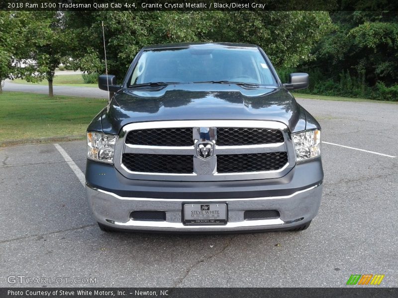 Granite Crystal Metallic / Black/Diesel Gray 2018 Ram 1500 Tradesman Quad Cab 4x4
