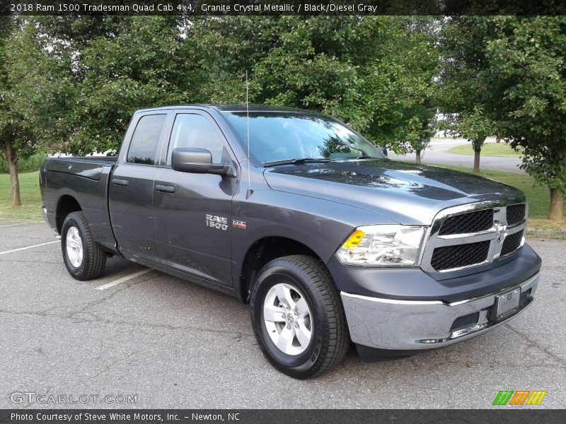 Granite Crystal Metallic / Black/Diesel Gray 2018 Ram 1500 Tradesman Quad Cab 4x4