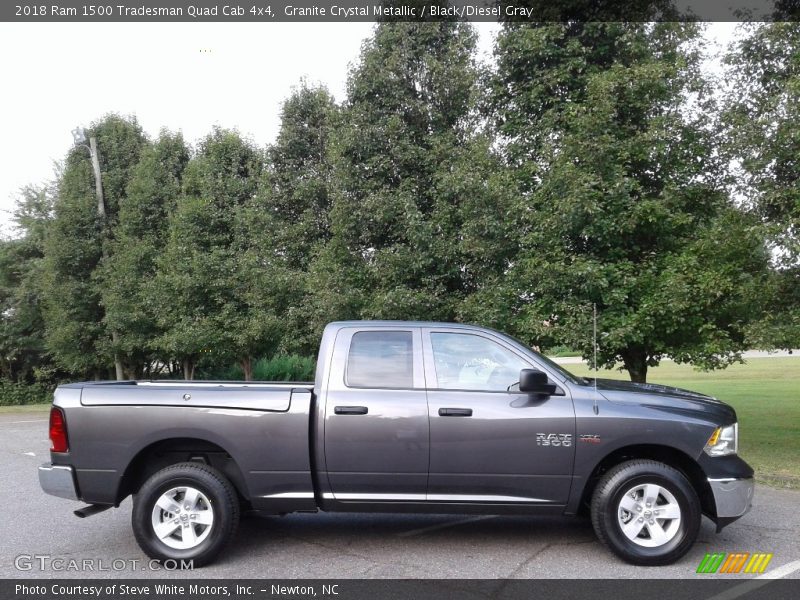 Granite Crystal Metallic / Black/Diesel Gray 2018 Ram 1500 Tradesman Quad Cab 4x4