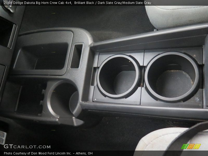 Brilliant Black / Dark Slate Gray/Medium Slate Gray 2008 Dodge Dakota Big Horn Crew Cab 4x4