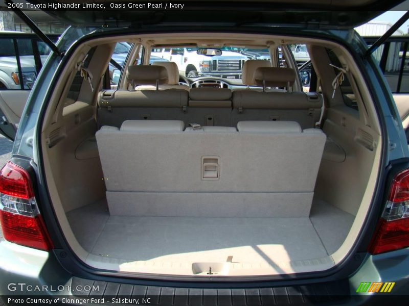 Oasis Green Pearl / Ivory 2005 Toyota Highlander Limited