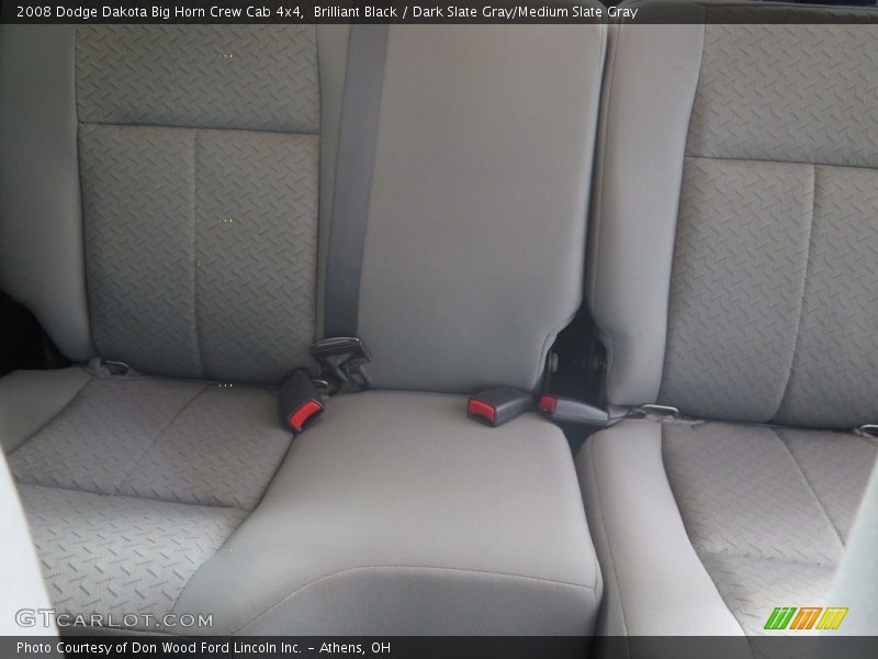 Brilliant Black / Dark Slate Gray/Medium Slate Gray 2008 Dodge Dakota Big Horn Crew Cab 4x4