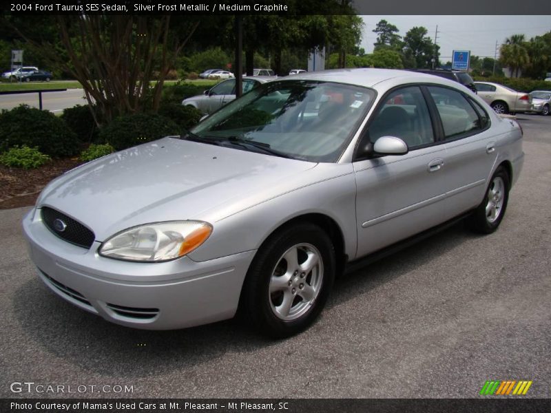Silver Frost Metallic / Medium Graphite 2004 Ford Taurus SES Sedan