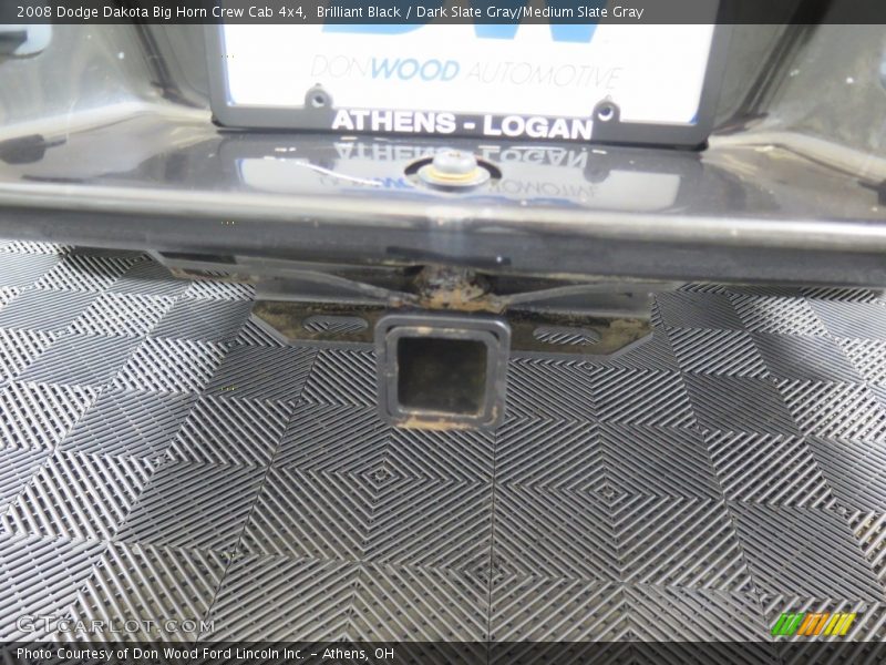 Brilliant Black / Dark Slate Gray/Medium Slate Gray 2008 Dodge Dakota Big Horn Crew Cab 4x4