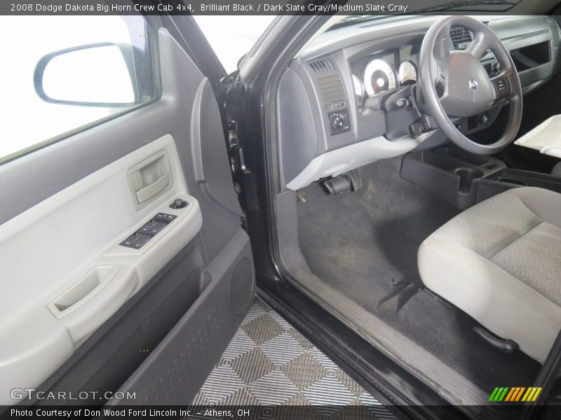 Brilliant Black / Dark Slate Gray/Medium Slate Gray 2008 Dodge Dakota Big Horn Crew Cab 4x4