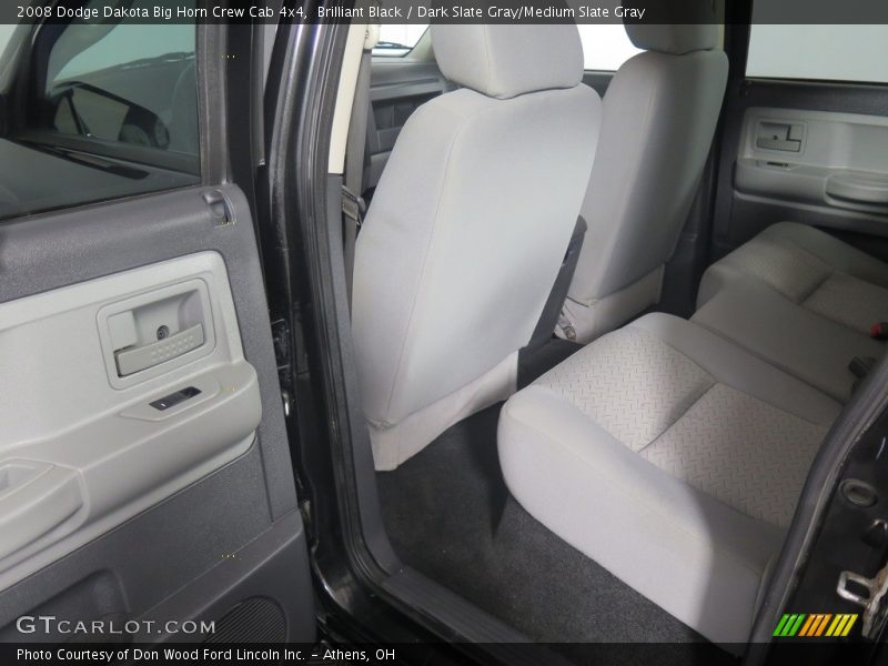 Brilliant Black / Dark Slate Gray/Medium Slate Gray 2008 Dodge Dakota Big Horn Crew Cab 4x4