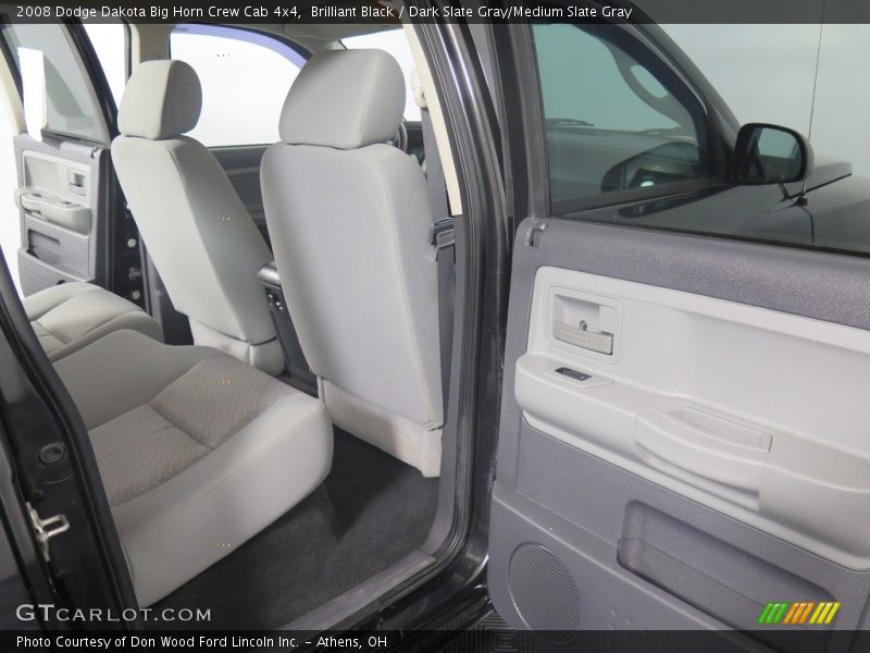 Brilliant Black / Dark Slate Gray/Medium Slate Gray 2008 Dodge Dakota Big Horn Crew Cab 4x4