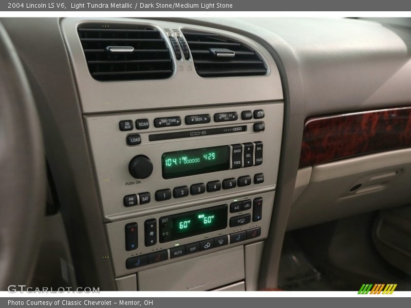 Light Tundra Metallic / Dark Stone/Medium Light Stone 2004 Lincoln LS V6