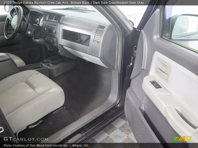 Brilliant Black / Dark Slate Gray/Medium Slate Gray 2008 Dodge Dakota Big Horn Crew Cab 4x4