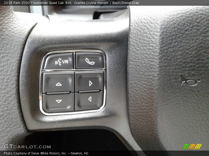 Granite Crystal Metallic / Black/Diesel Gray 2018 Ram 1500 Tradesman Quad Cab 4x4