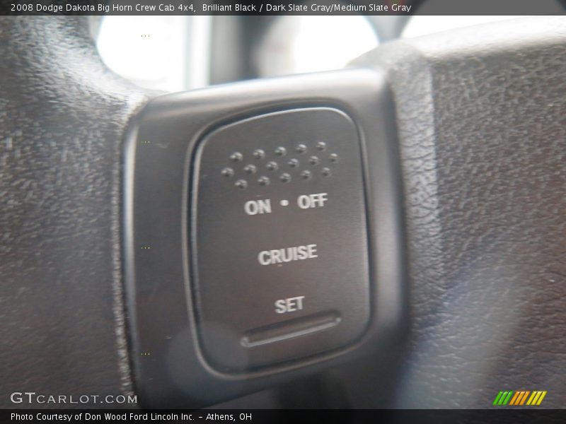 Brilliant Black / Dark Slate Gray/Medium Slate Gray 2008 Dodge Dakota Big Horn Crew Cab 4x4