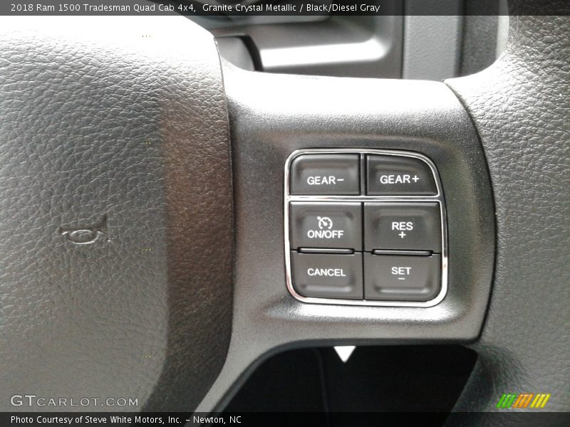 Granite Crystal Metallic / Black/Diesel Gray 2018 Ram 1500 Tradesman Quad Cab 4x4