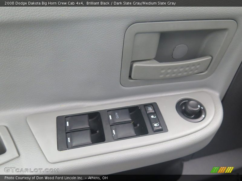 Brilliant Black / Dark Slate Gray/Medium Slate Gray 2008 Dodge Dakota Big Horn Crew Cab 4x4