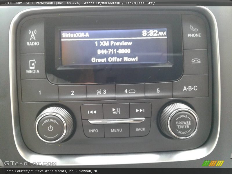 Granite Crystal Metallic / Black/Diesel Gray 2018 Ram 1500 Tradesman Quad Cab 4x4