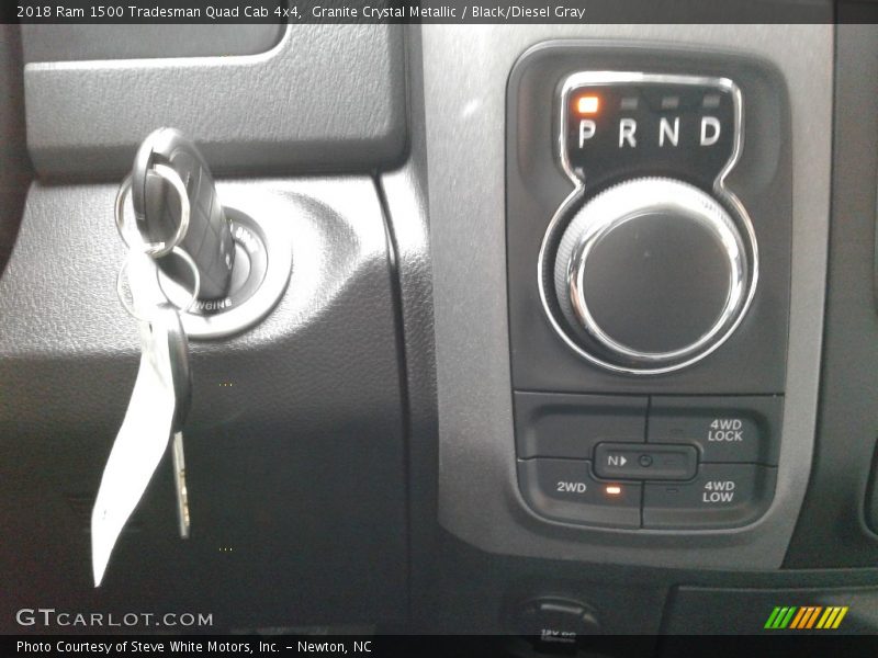 Granite Crystal Metallic / Black/Diesel Gray 2018 Ram 1500 Tradesman Quad Cab 4x4
