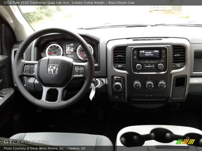 Granite Crystal Metallic / Black/Diesel Gray 2018 Ram 1500 Tradesman Quad Cab 4x4