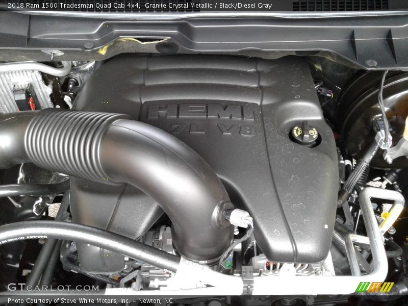 Granite Crystal Metallic / Black/Diesel Gray 2018 Ram 1500 Tradesman Quad Cab 4x4
