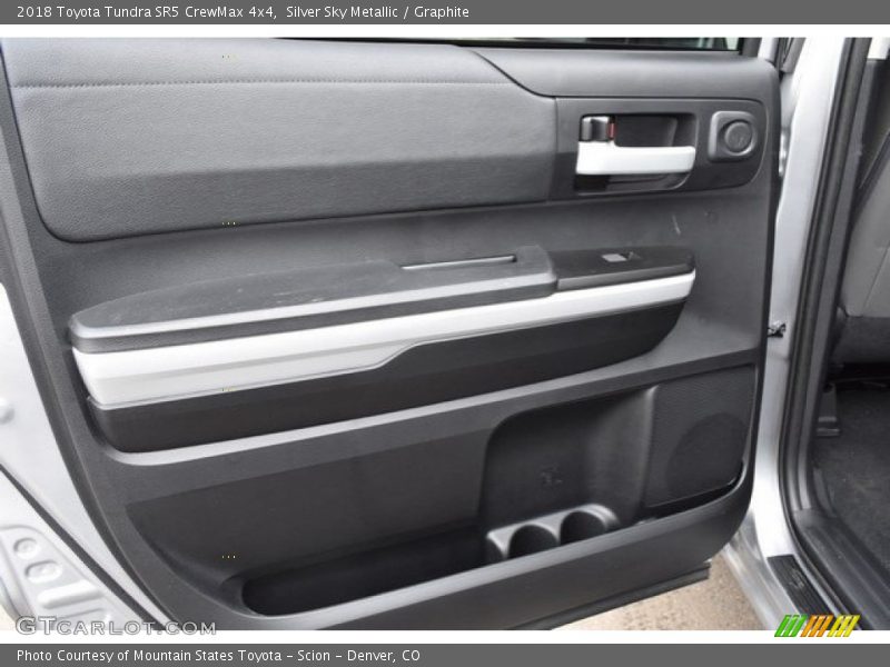Silver Sky Metallic / Graphite 2018 Toyota Tundra SR5 CrewMax 4x4