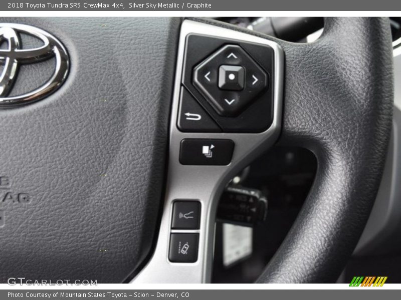 Silver Sky Metallic / Graphite 2018 Toyota Tundra SR5 CrewMax 4x4