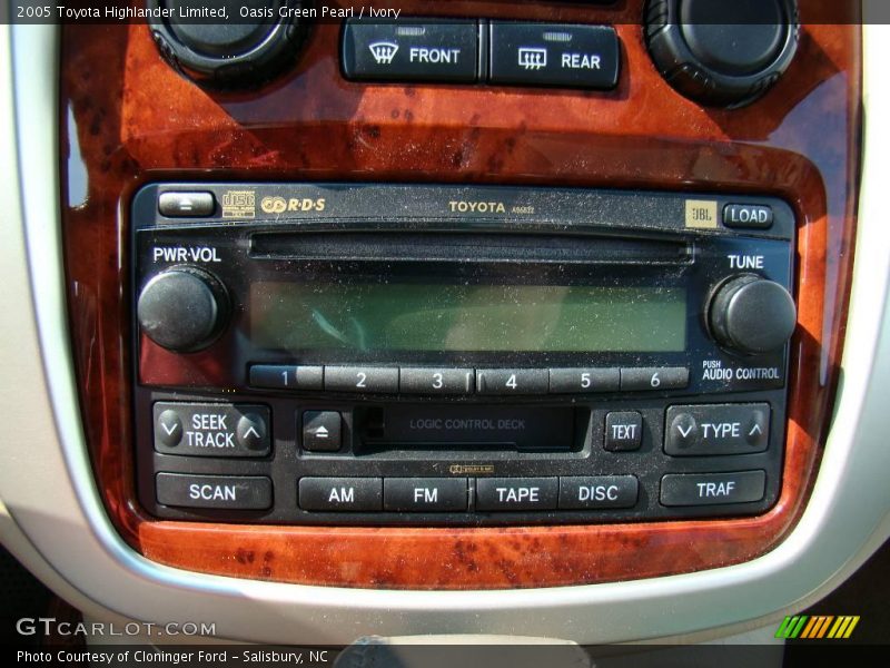 Oasis Green Pearl / Ivory 2005 Toyota Highlander Limited