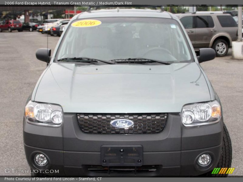 Titanium Green Metallic / Medium/Dark Flint 2006 Ford Escape Hybrid
