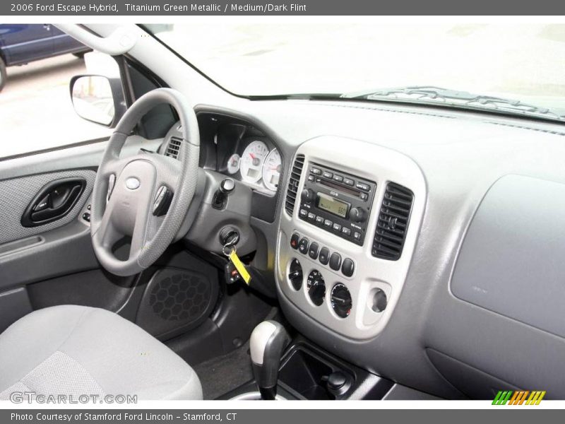 Titanium Green Metallic / Medium/Dark Flint 2006 Ford Escape Hybrid