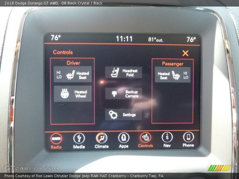 DB Black Crystal / Black 2018 Dodge Durango GT AWD