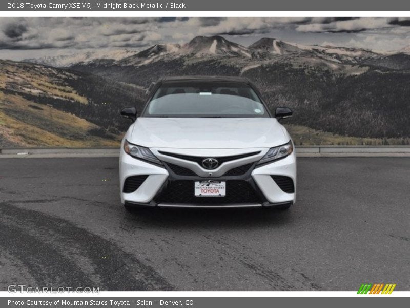 Midnight Black Metallic / Black 2018 Toyota Camry XSE V6