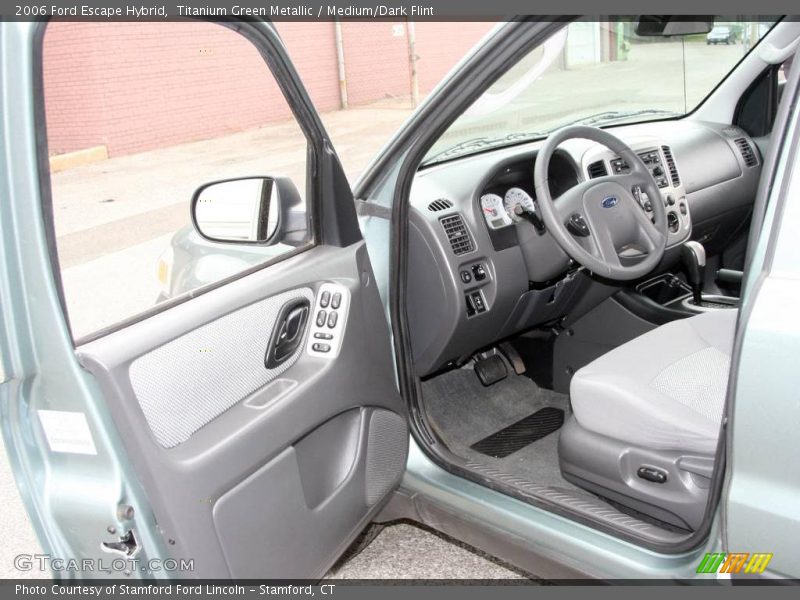 Titanium Green Metallic / Medium/Dark Flint 2006 Ford Escape Hybrid