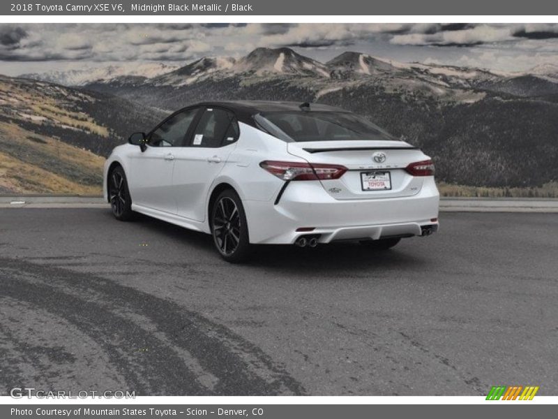 Midnight Black Metallic / Black 2018 Toyota Camry XSE V6