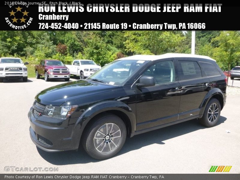 Pitch Black / Black 2018 Dodge Journey SE