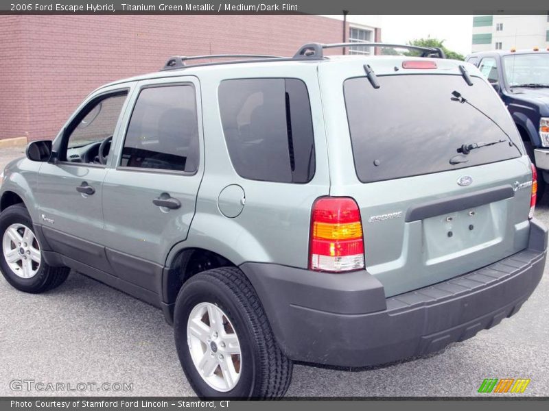 Titanium Green Metallic / Medium/Dark Flint 2006 Ford Escape Hybrid