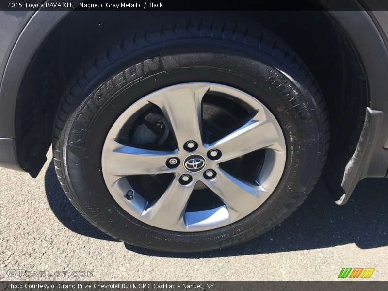 Magnetic Gray Metallic / Black 2015 Toyota RAV4 XLE