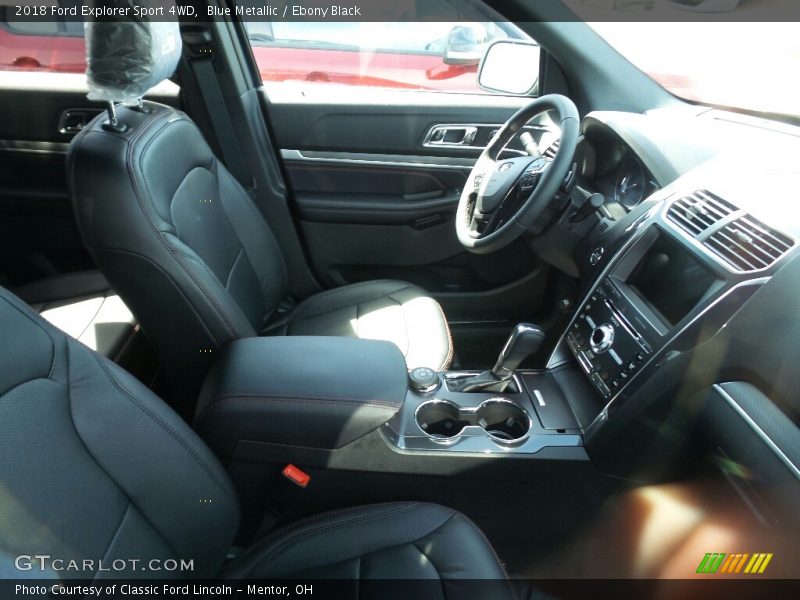 Blue Metallic / Ebony Black 2018 Ford Explorer Sport 4WD