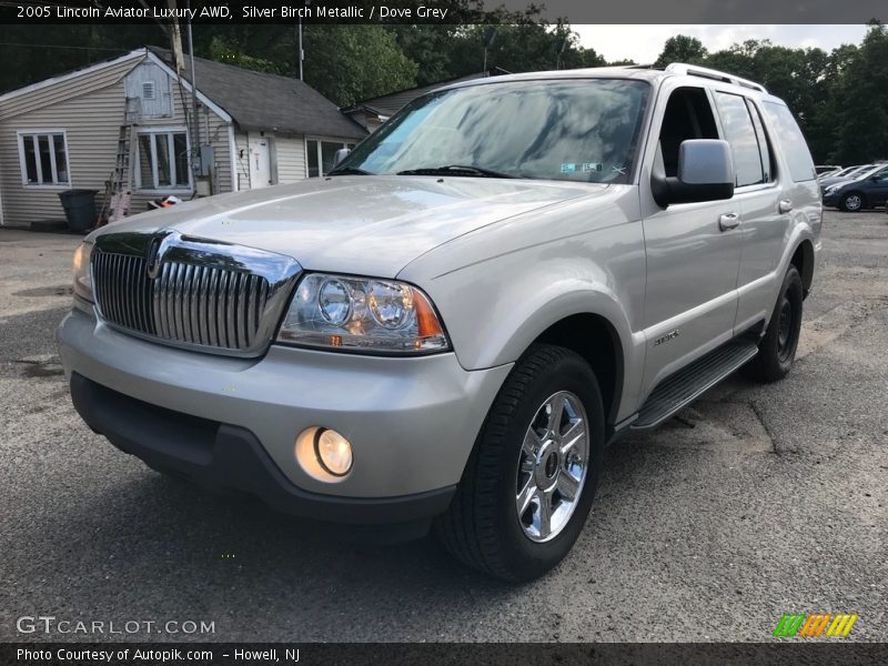 Silver Birch Metallic / Dove Grey 2005 Lincoln Aviator Luxury AWD