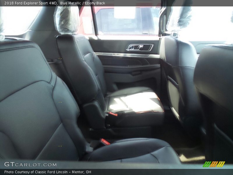 Blue Metallic / Ebony Black 2018 Ford Explorer Sport 4WD
