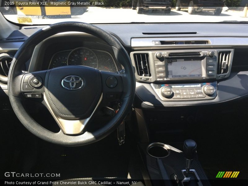 Magnetic Gray Metallic / Black 2015 Toyota RAV4 XLE