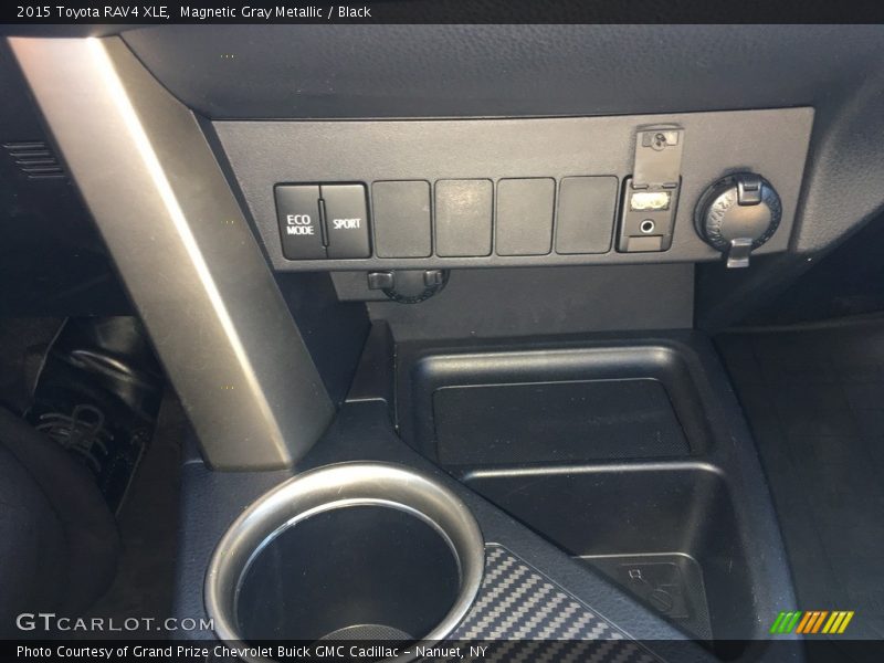 Magnetic Gray Metallic / Black 2015 Toyota RAV4 XLE