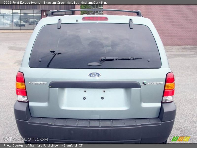 Titanium Green Metallic / Medium/Dark Flint 2006 Ford Escape Hybrid