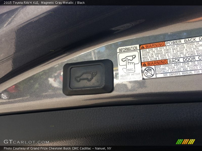 Magnetic Gray Metallic / Black 2015 Toyota RAV4 XLE