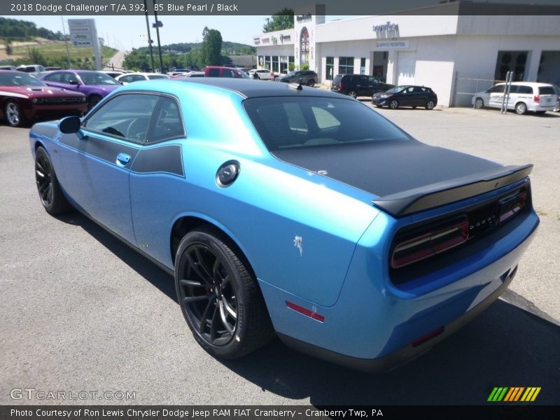 B5 Blue Pearl / Black 2018 Dodge Challenger T/A 392