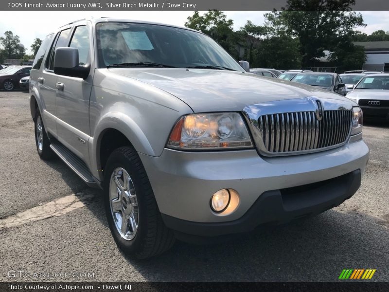Silver Birch Metallic / Dove Grey 2005 Lincoln Aviator Luxury AWD