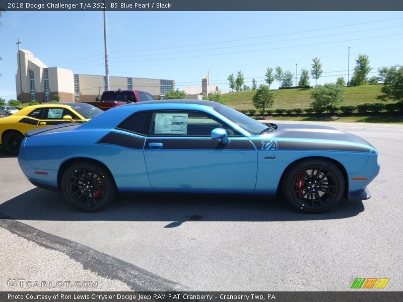 B5 Blue Pearl / Black 2018 Dodge Challenger T/A 392